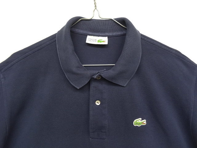 画像: 80'S CHEMISE LACOSTE ポロシャツ ネイビー フランス製 (VINTAGE)