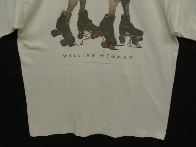 画像: 90'S WILLIAM WEGMAN "ROLLER ROVER" FOTOFOLIO製 半袖 Tシャツ USA製 (VINTAGE)