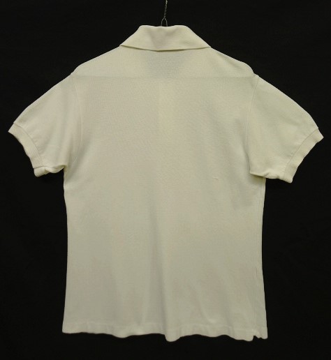 画像3: 70'S CHEMISE LACOSTE "T.I.M S.A.製" ポロシャツ ホワイト フランス製 (VINTAGE)