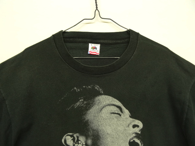 画像: 90'S BILLIE HOLIDAY "GEAR INC" Tシャツ ブラック USA製 (VINTAGE)