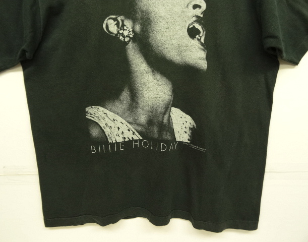 画像: 90'S BILLIE HOLIDAY "GEAR INC" Tシャツ ブラック USA製 (VINTAGE)