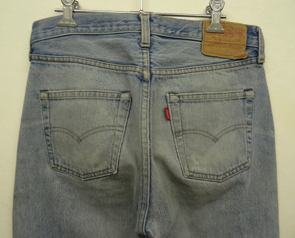 画像: 80'S LEVIS 501 赤耳 デニム インディゴ USA製 W31L36 (VINTAGE)