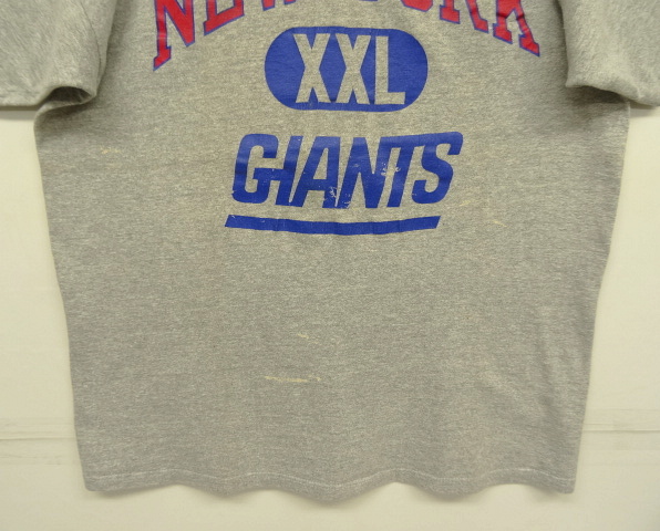 画像: 80'S CHAMPION "NEWYORK GIANTS"トリコタグ 88/12 Tシャツ 杢グレー USA製 (VINTAGE)