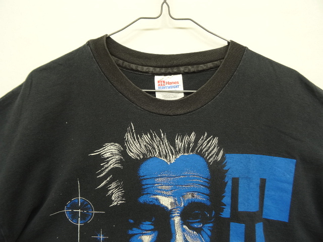 画像: 90'S ALBERT EINSTEIN アインシュタイン シングルステッチ Tシャツ ブラック (VINTAGE)