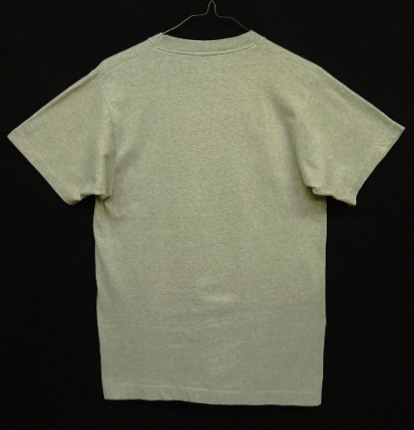 画像4: 80'S McGUIRE A.F.B. 染み込みプリント シングルステッチ 半袖 Tシャツ 杢グレー (VINTAGE)
