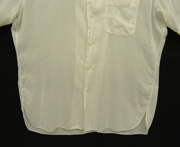 画像: ユーロヴィンテージ ALEXANDRIE 半袖 オープンカラーシャツ ホワイト (VINTAGE)