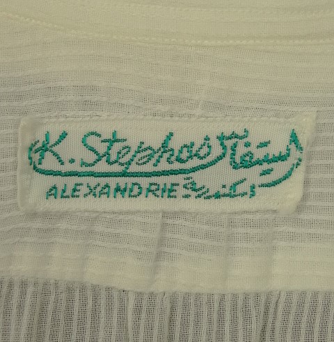 画像2: ユーロヴィンテージ ALEXANDRIE 半袖 オープンカラーシャツ ホワイト (VINTAGE)