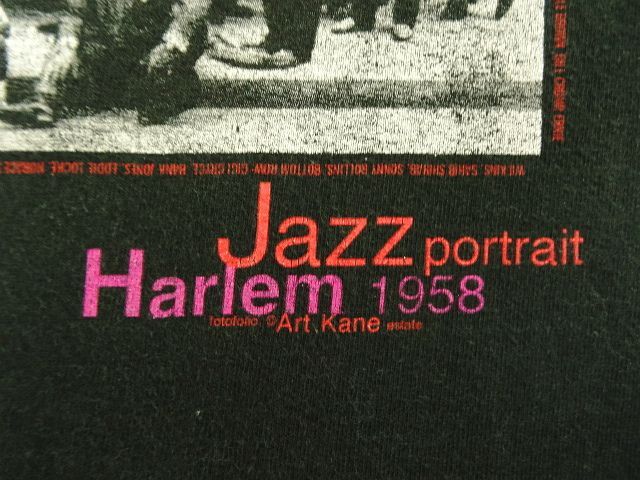 画像: 90'S ART KANE "HARLEM 1958" FOTOFOLIO製 半袖 Tシャツ ブラック (VINTAGE)