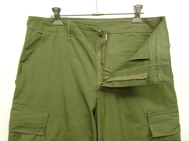 画像: 60'S アメリカ軍 US ARMY "JUNGLE FATIGUE" カーゴパンツ S-SHORT (DEADSTOCK)