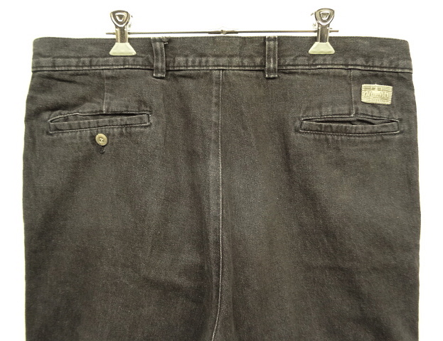 画像: 90'S LEVIS ツータック デニム トラウザーズ ブラック W36L30 USA製 (VINTAGE)