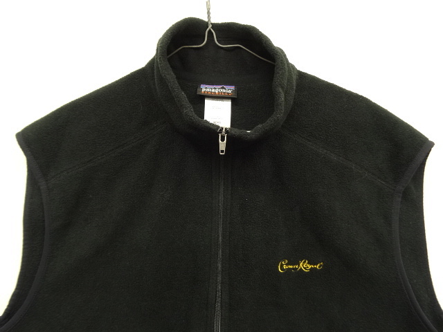 画像: 09'S PATAGONIA "SYNCHILLA" 企業コラボ フルジップ フリースベスト BLACK (VINTAGE)