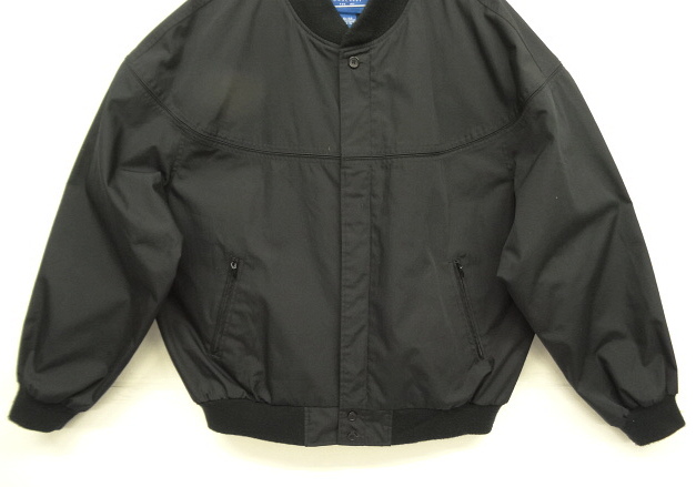 画像: 90'S TOWNCRAFT カップショルダー ダービージャケット BLACK (VINTAGE)