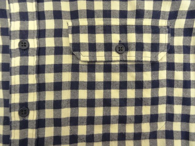 画像: 90'S RALPH LAUREN "G.I.SHIRT" コットン 長袖 フランネルシャツ ギンガムチェック (VINTAGE)