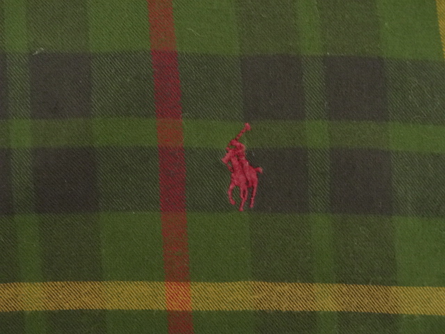 画像: 90'S RALPH LAUREN フランネル 長袖 BDシャツ チェック柄 USA製 (VINTAGE)