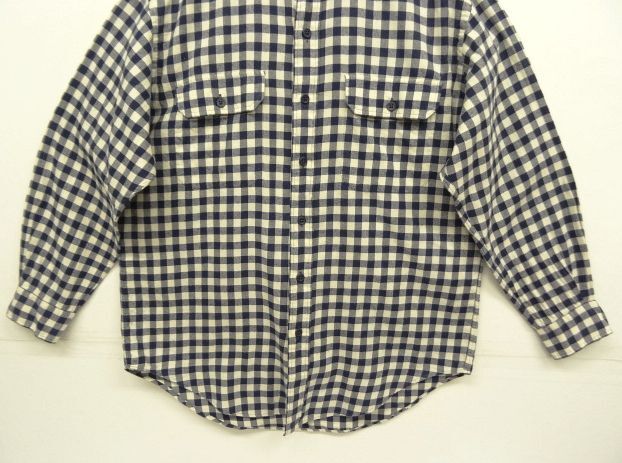 画像: 90'S RALPH LAUREN "G.I.SHIRT" コットン 長袖 フランネルシャツ ギンガムチェック (VINTAGE)
