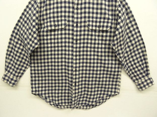 画像: 90'S RALPH LAUREN "G.I.SHIRT" コットン 長袖 フランネルシャツ ギンガムチェック (VINTAGE)