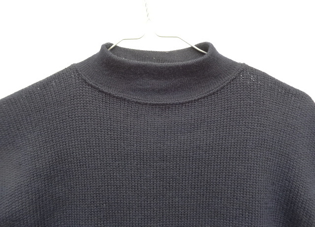 画像: 60'S アメリカ軍 US NAVY ウール モックネック ゴブセーター DK NAVY (VINTAGE) 
