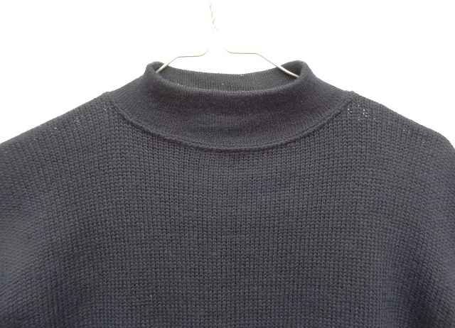 画像: 60'S アメリカ軍 US NAVY ウール モックネック ゴブセーター DK NAVY (VINTAGE) 