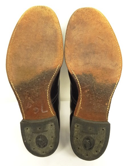 画像: 60'S J.E.McELWAIN SHOE CO レザーソール サービスシューズ ブラック (VINTAGE)