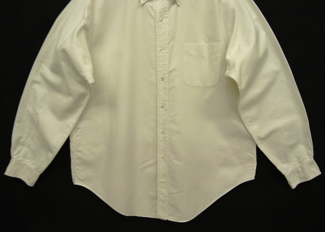 画像: 80'S BROOKS BROTHERS "MAKERS" オックスフォード BDシャツ ホワイト USA製 (VINTAGE)