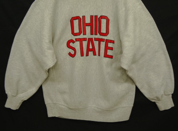 画像: 80'S CHAMPION "OHIO STATE" トリコタグ リバースウィーブ グレー USA製 (VINTAGE)