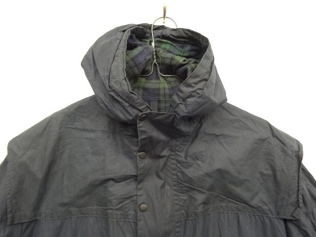 画像: 90'S BARBOUR 3クレスト 旧タグ "DURHAM" オイルドジャケット NAVY イングランド製 (VINTAGE)