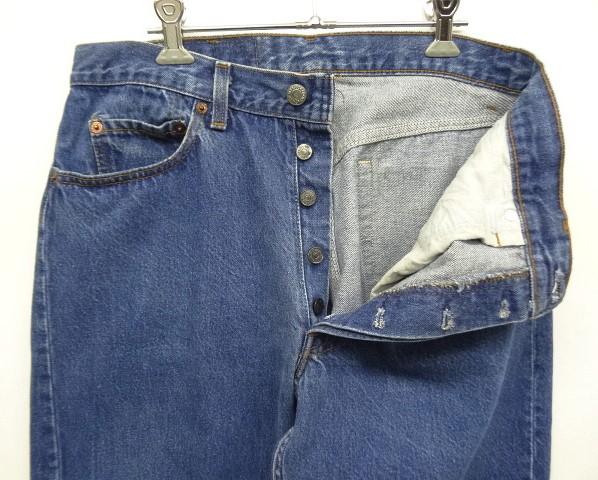 画像: 80'S LEVIS 501 デニム インディゴ USA製 W33L30 (VINTAGE)