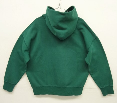 画像4: WOODBLOCK "W FELT PATCHED PIGMENT SWEAT HOODIE" GREEN (NEW)