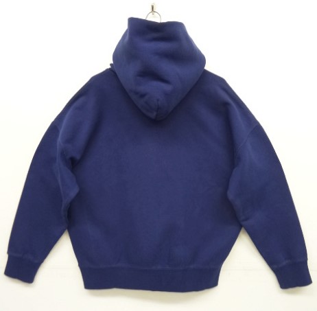 画像4: WOODBLOCK "W FELT PATCHED PIGMENT SWEAT HOODIE" NAVY (NEW)