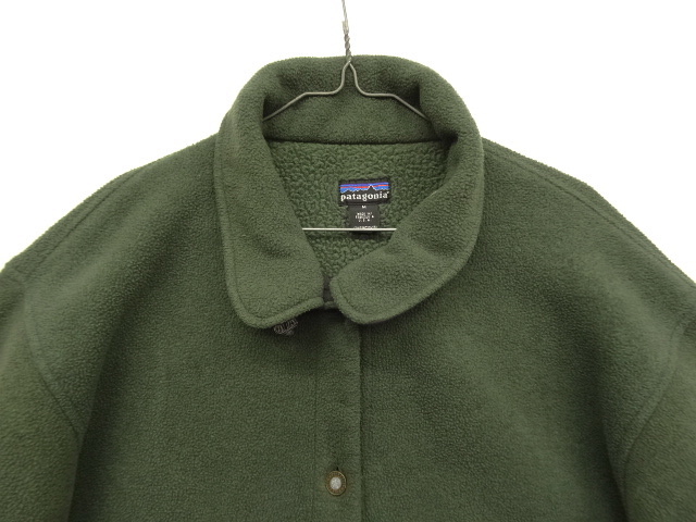 画像: 90'S PATAGONIA シンチラシャーリングコート オリーブ USA製 (VINTAGE)