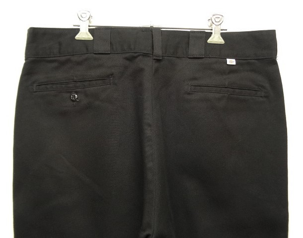 画像: 80'S DICKIES 874 チビタグ ワークパンツ ブラック W36L29 USA製 (VINTAGE)