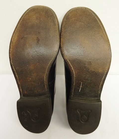 画像: 60'S アメリカ軍 US NAVY "SPORTWELT SHOE CO製" 6アイレット レザーソール サービスシューズ (VINTAGE)