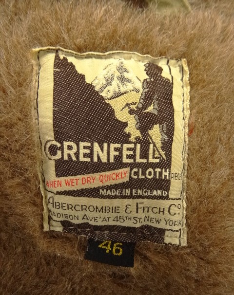 画像2: 50'S ABERCROMBIE & FITCH x GRENFELL 裏地ボア付き コート CONMATICジップ (VINTAGE) 