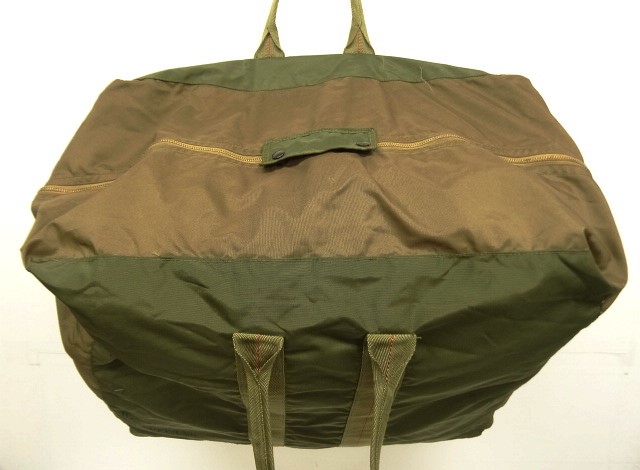 画像: 50'S アメリカ軍 US NAVY "PARACHUTE TRAVELING BAG" キットバッグ ツートンカラー CONMARジップ (VINTAGE)