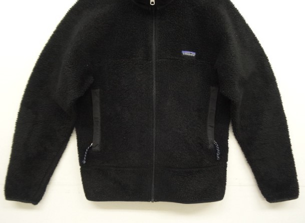 画像: 90'S PATAGONIA 初期レトロX 裏地P.E.F フリースジャケット ブラック/パープル USA製 (VINTAGE)