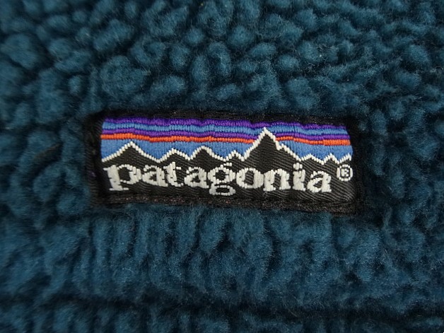 画像: 90'S PATAGONIA 最初期レトロX 裏地P.E.F フリースジャケット ダークグリーン/パープル USA製 (VINTAGE)