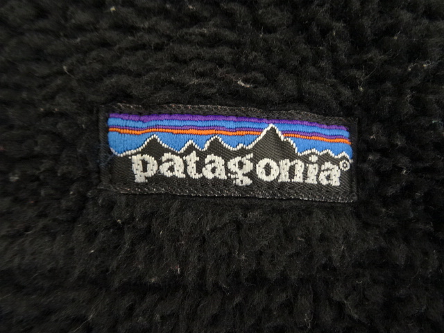 画像: 90'S PATAGONIA 初期レトロX 裏地P.E.F フリースジャケット ブラック/パープル USA製 (VINTAGE)