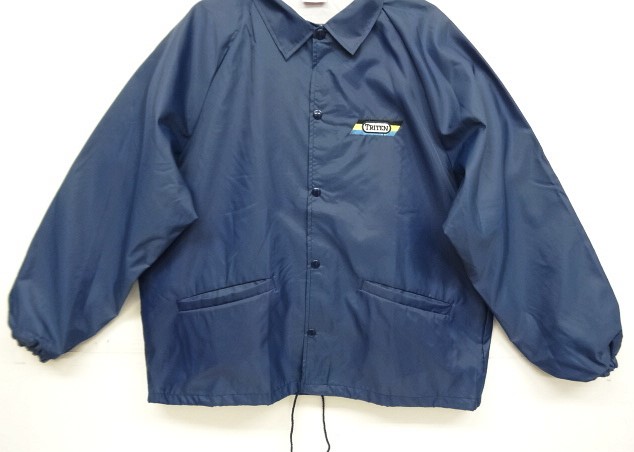 画像: 80'S CARDINAL "TRIZEN" 企業物 ナイロン コーチジャケット ネイビー USA製 (DEADSTOCK)