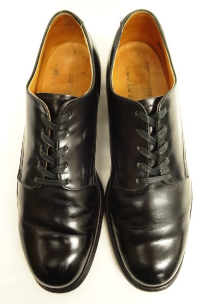 画像: 70'S アメリカ軍 US NAVY "HANOVER SHOE INC製" レザーソール サービスシューズ (VINTAGE)