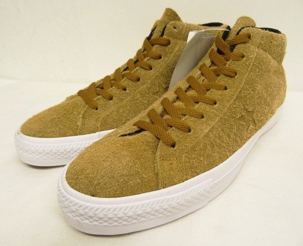 画像1: CONVERSE "ONE STAR SUEDE MID" LUNARLONソール搭載 スウェード ライトブラウン (DEADSTOCK)