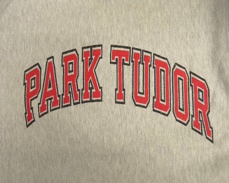 画像: 90'S CHAMPION "PARK TUDOR" 刺繍タグ リバースウィーブ グレー USA製 (VINTAGE)