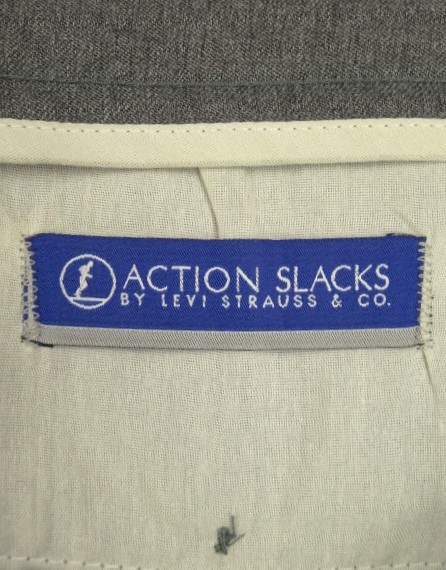 画像2: 90'S〜00'S LEVIS "ACTION SLACKS" スラックス グレー (VINTAGE)
