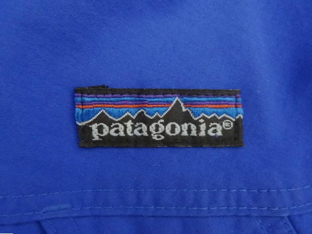 画像: 80'S PATAGONIA 旧タグ フード付き ナイロンジャケット ブルー (VINTAGE)