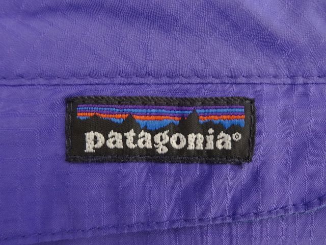 画像: 90'S PATAGONIA 雪無しタグ リップストップナイロン ハーフジップ アノラックジャケット パープル USA製 (VINTAGE)