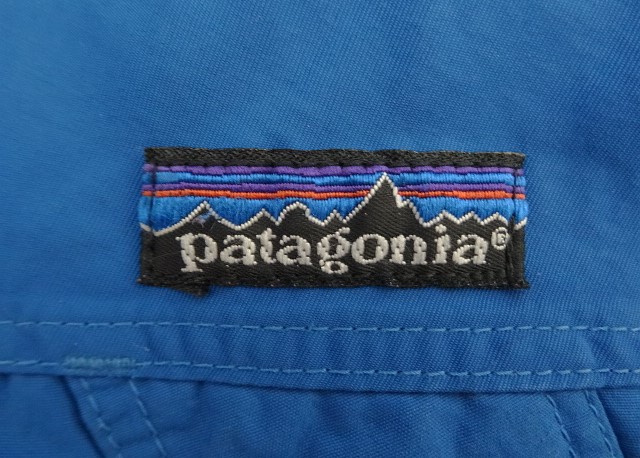 画像: 90'S PATAGONIA 旧タグ ナイロン ハーフジップ アノラックジャケット ブルー/パープル/ピンク (VINTAGE)