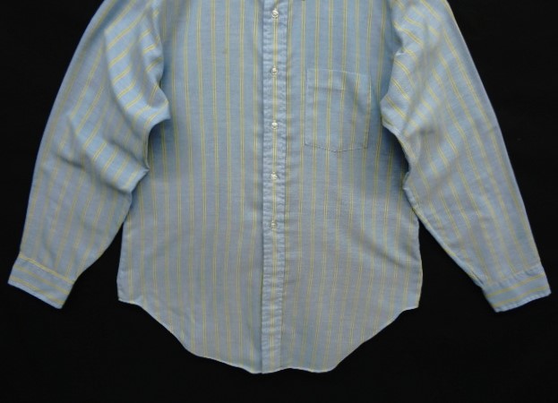 画像: 60'S ARROW "CUM LAUDE" 6ボタン オックスフォード BDシャツ ストライプ USA製 (VINTAGE)