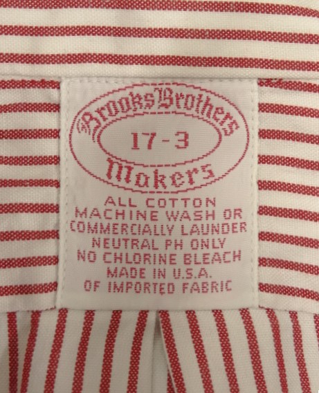 画像2: 90'S BROOKS BROTHERS "MAKERS" オックスフォード BDシャツ ストライプ USA製 (VINTAGE)
