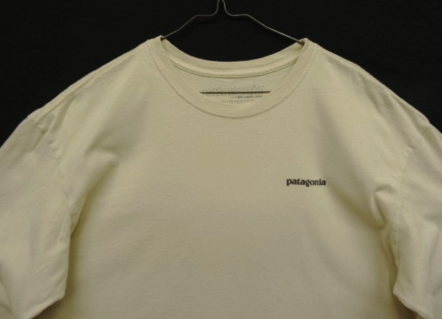 画像: PATAGONIA "冨士三十六景　駿河薩タ之海上" バックプリント 長袖 Tシャツ ナチュラル USA製 (VINTAGE)