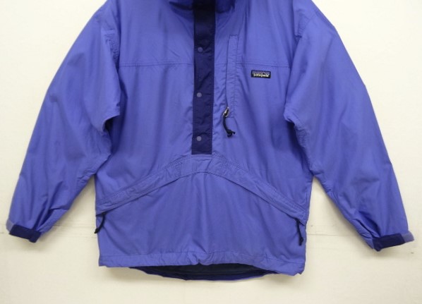 画像: 90'S PATAGONIA ”BACK BOWL ANORAK" ナイロン アノラックジャケット ライトブルー (VINTAGE)