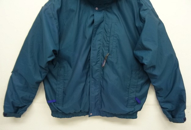 画像: 90'S PATAGONIA ”PNEUMATIC JACKET" 雪無しタグ フード付き ジップジャケット ダークグリーン (VINTAGE)